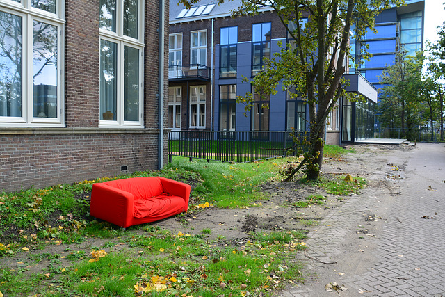 Red couch