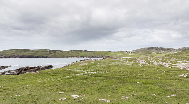 Clachtoll old settlement with lazy beds