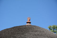 Ethiopia, Five Fingers above the Entrance to the Monastery of Ura Kidane Mihret