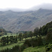 Grisedale, cloud topped mountains