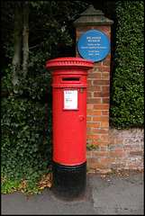 Oxford English pillar box