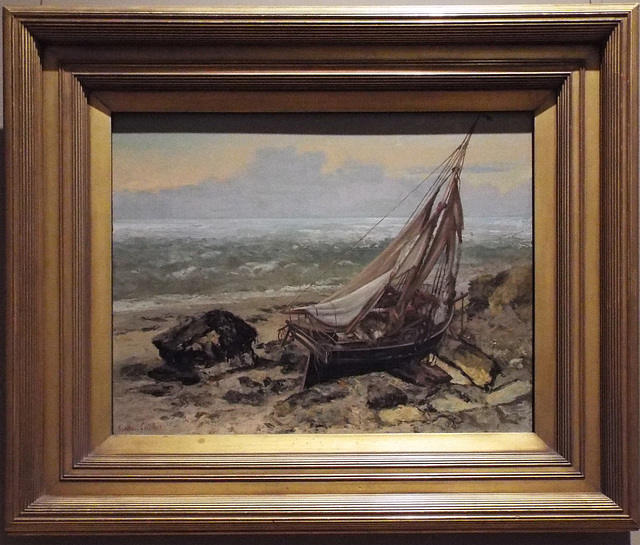 Fishing Boat by Courbet in the Metropolitan Museum of Art, January 2023