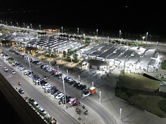 A night view to the Beira-Mar outdoor market.