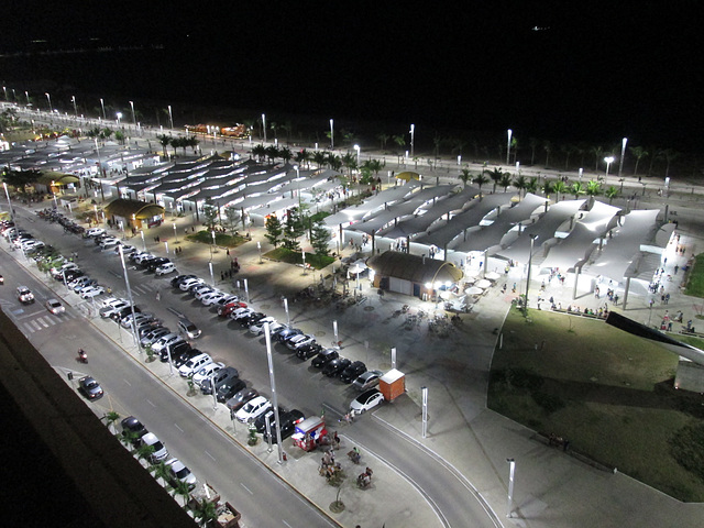 A night view to the Beira-Mar outdoor market. A night view to the Beira-Mar outdoor market.