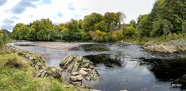 The River Findhorn below Ace Adventures