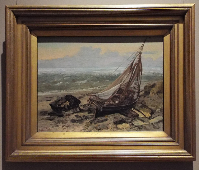 Fishing Boat by Courbet in the Metropolitan Museum of Art, January 2023