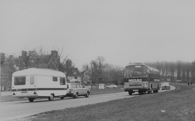 Percivals Motors 74 (XWL 539 ex CJO 322V) on the A11 at Barton Mills – 5 Apr 1985 (15-7) Percivals Motors 74 (XWL 539 ex CJO 322V) on the A11 at Barton Mills – 5 Apr 1985 (15-7)