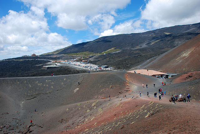 Etna, Besucherzentrum, Sizilien