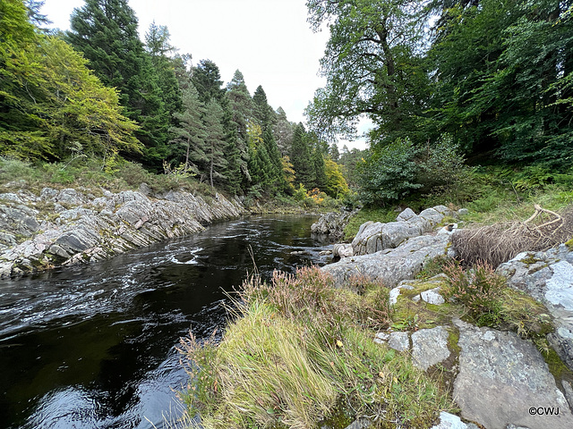 The River Findhorn below Ace Adventures