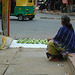 A lone vegetable vendor