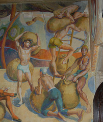 Duncan Grant mural, Russell Chantry, Lincoln Cathedral