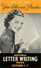 Your Letters Are Priceless, National Letter Writing Week, 1939