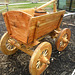 Saga Oseberg  viking cart rear view