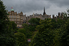 Edinburgh Old Town from Princes Street Gardens