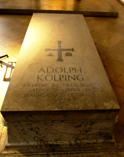 DE - Köln - Minoritenkirche, Grab von Adolph Kolping