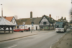 Ambassador Travel 125 (H167 EJU) in Mildenhall – 6 Mar 1991 (215-33)