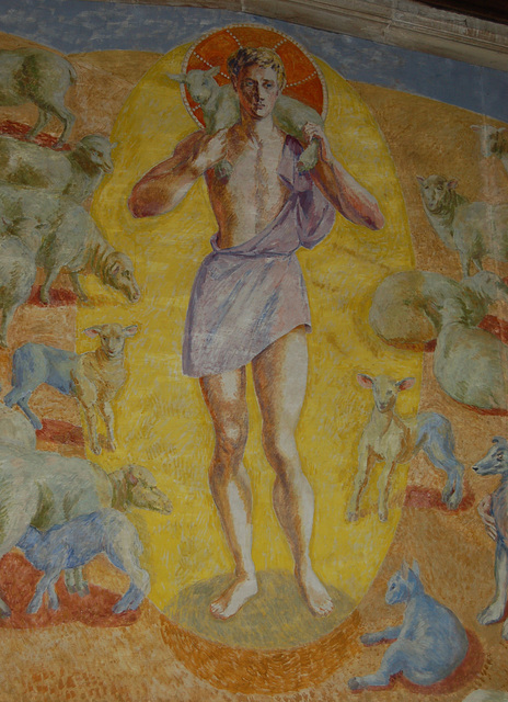 Duncan Grant mural, Russell Chantry, Lincoln Cathedral