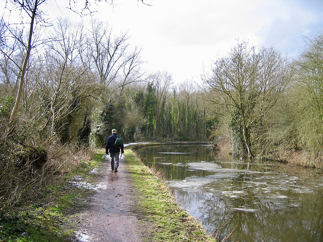 The meandering Staffs and Worcs Canal