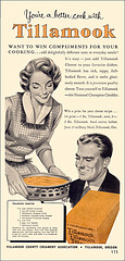 Tillamook Cheese Ad, 1953