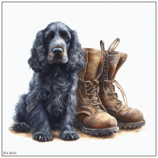 his master's boots