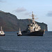 Besuch eines Amerikanischen Kriegssichiffes in Funchal Madeira I.