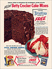 Betty Crocker Cake/Frostee Dessert Mix Ad, c1955