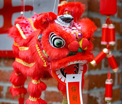 Lion Dance String Puppet 2