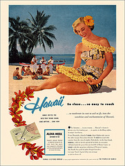 Hawaii Visitors Bureau Ad, c1955