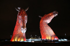 The Kelpies At Night