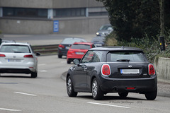 Mini in der Kurve