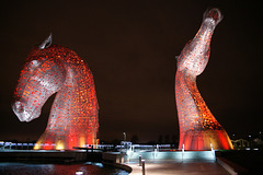 The Kelpies At Night