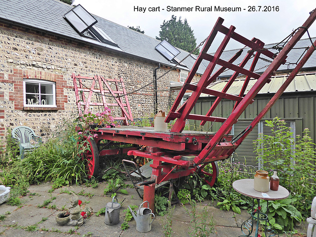 Hay cart Stanmer Museum 26 7 2016