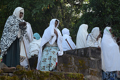 Ethiopia, Lalibela, The Sunday Mass at Bete Medhane Alem Church