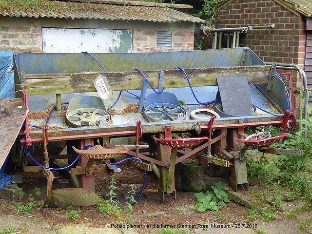 Potato planter - Stanmer Rural Museum - 26 7 2016