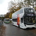 Coach Services CS23 BUS and Stephensons 462 (YX11 CTO) at West Suffolk Hospital, Bury St. Edmunds - 21 Nov 2023 (P1170017)