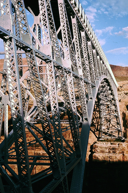 The original bridge over the Colorado River