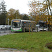 Stephensons 462 (YX11 CTO) and Coach Services CS23 BUS at West Suffolk Hospital, Bury St. Edmunds - 21 Nov 2023 (P1170018)