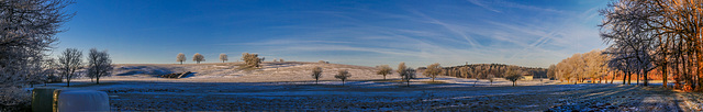 Wintermorgen im Kraichgau (270°)