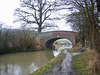Wood Bridge No 27 and Caldecote Marina on the Coventry Canal.