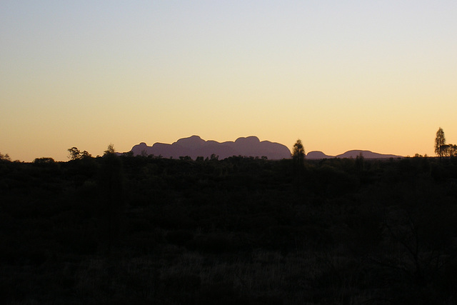 Kata Tjuta At Sunset