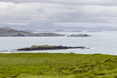 Handa Island - south over Glas Leac and Scourie Bay