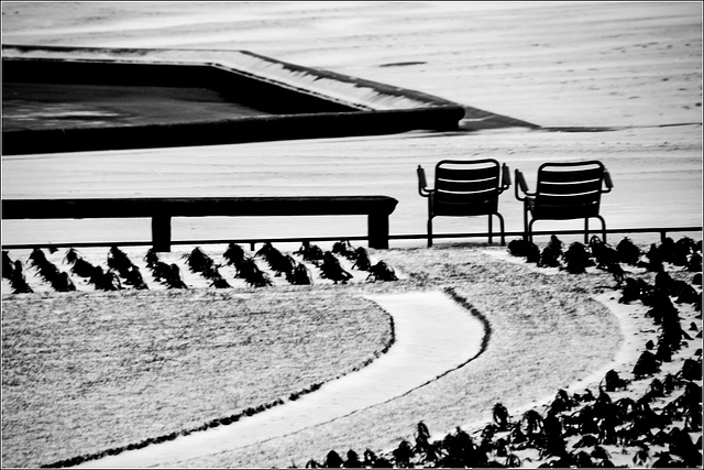 Le Jardin du Luxembourg enneigé 4/7-février 2010