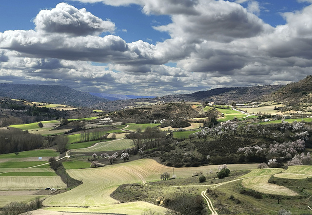 Paisaje con nubes