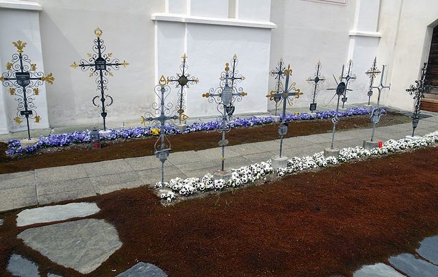 Gräber von Würdenträgern des Klosters Disentis