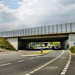 Autobahnbrücke der neuen A448 über der Marktstraße (Bochum-Laer) / 7.05.2022