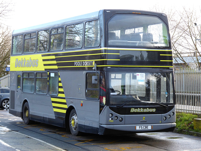 Dekkabus 7103 at Southampton Airport Parkway - 8 March 2020