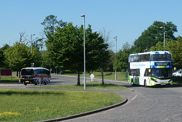 Autonomous vehicle trial, Cambridge - 16 Jun 2021 (P1080574)