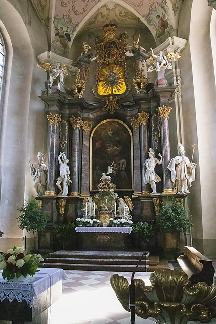 Amorbach 2018, St. Gangolf Kirche (Barockarchitektur)