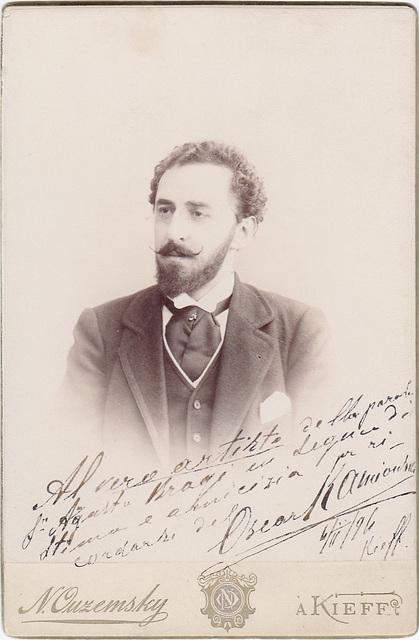 Oscar Kamionsky by Ouzemsky with autograph