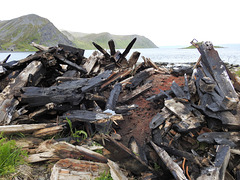 Fishermen's Holzkohlehaufen